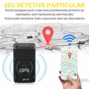Mini Rastreador GPS com Áudio - Rastreia e Grava Audio - GF-07